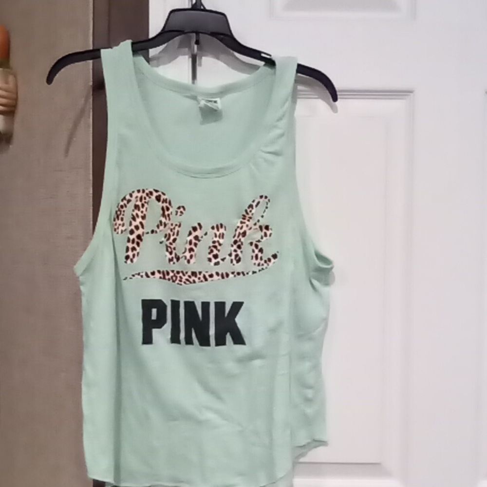 Pink graphic Tank Size S